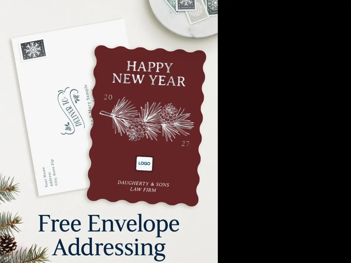 Wavy Christmas Cards