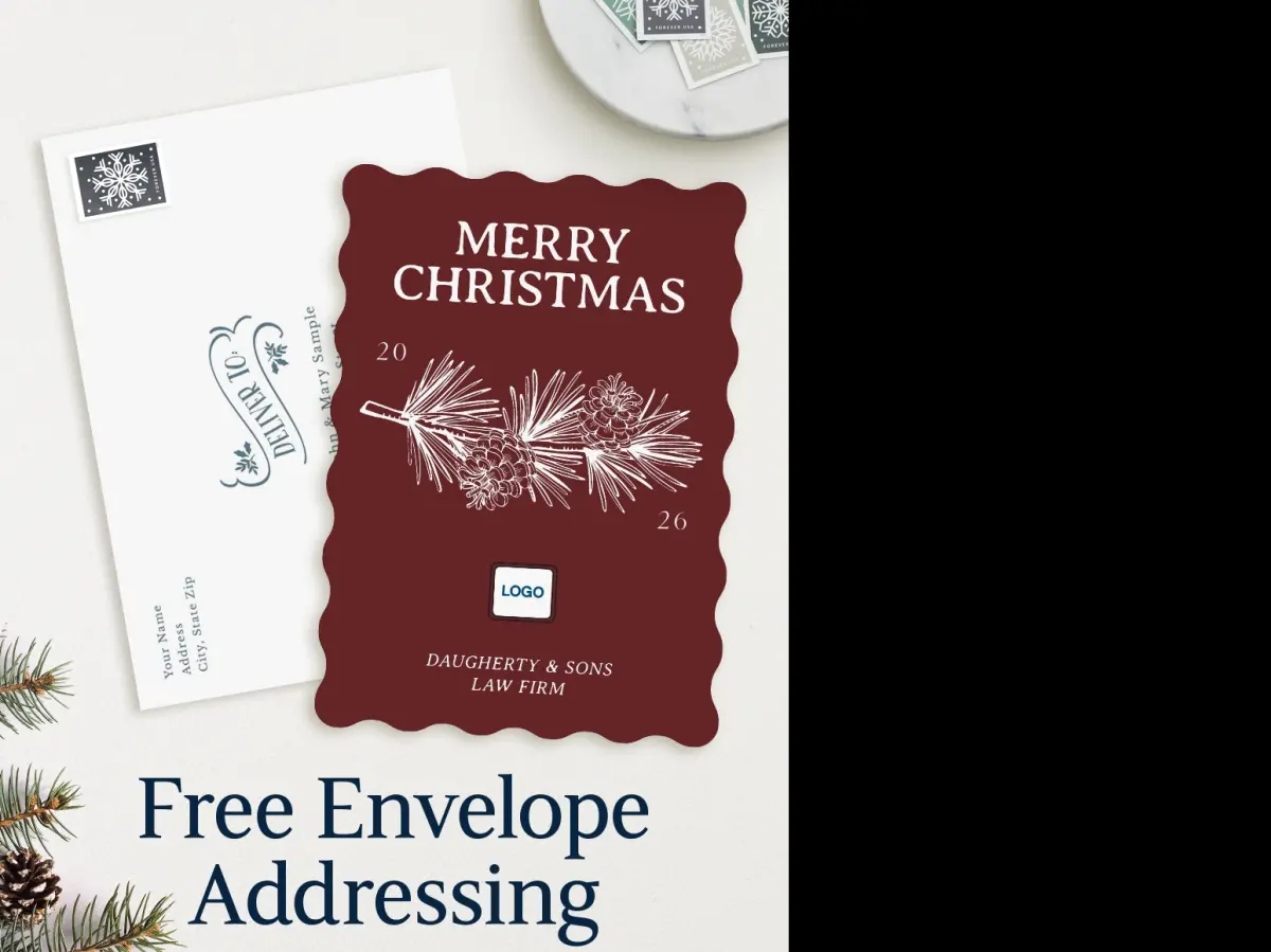 Wavy Christmas Cards