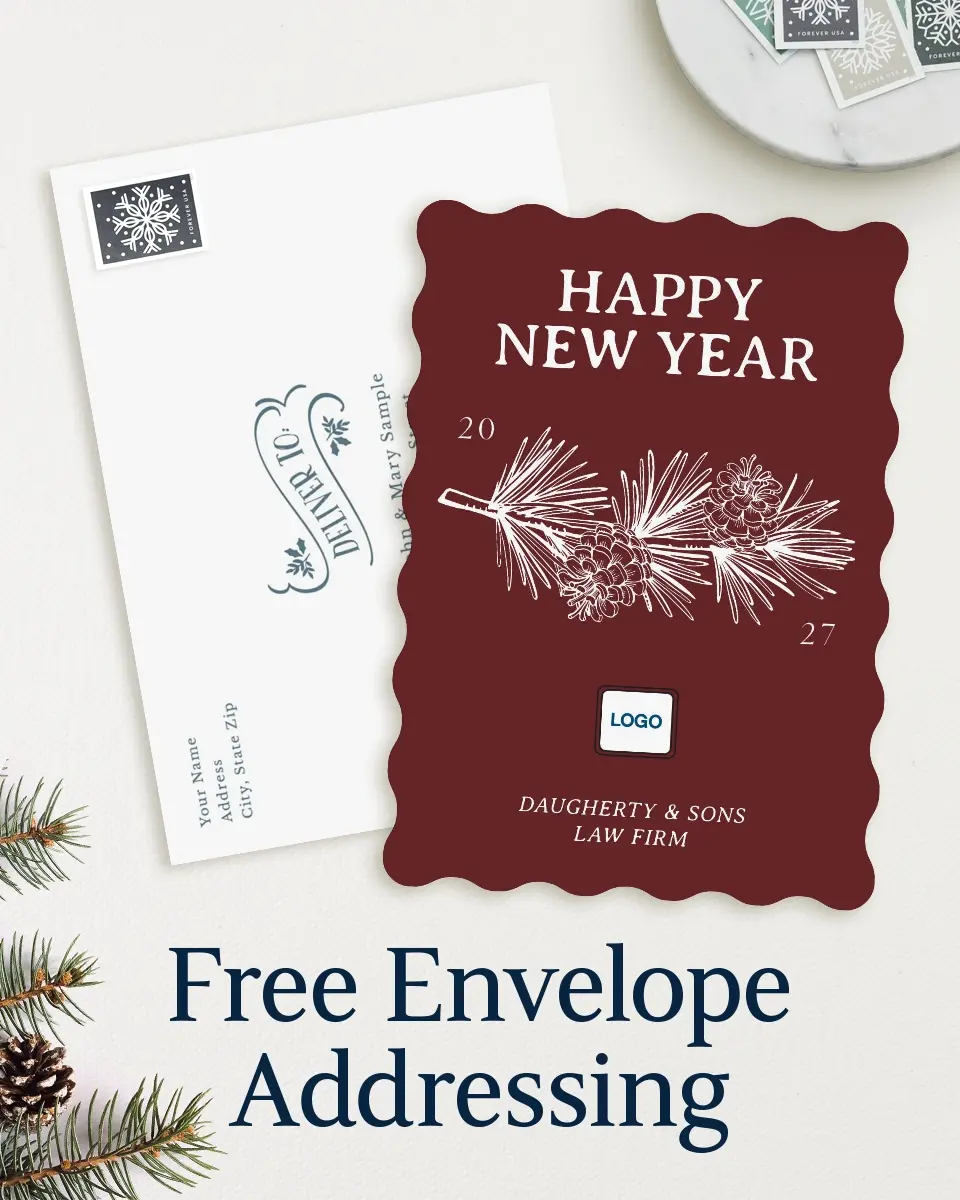 Wavy Christmas Cards