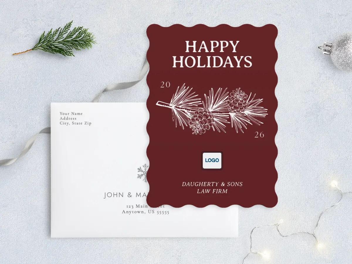 Front with Envelope Design