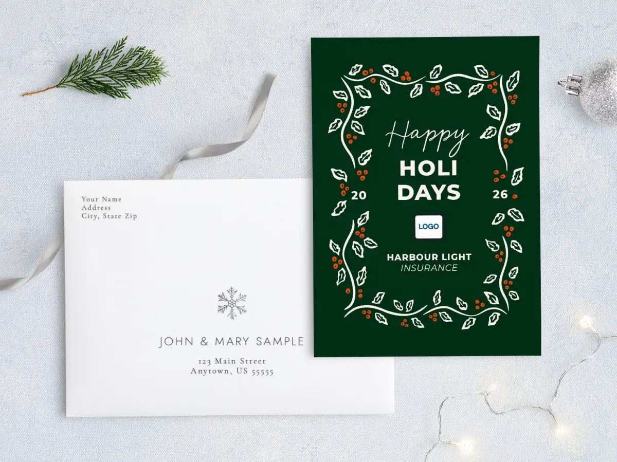 Front with Envelope Design
