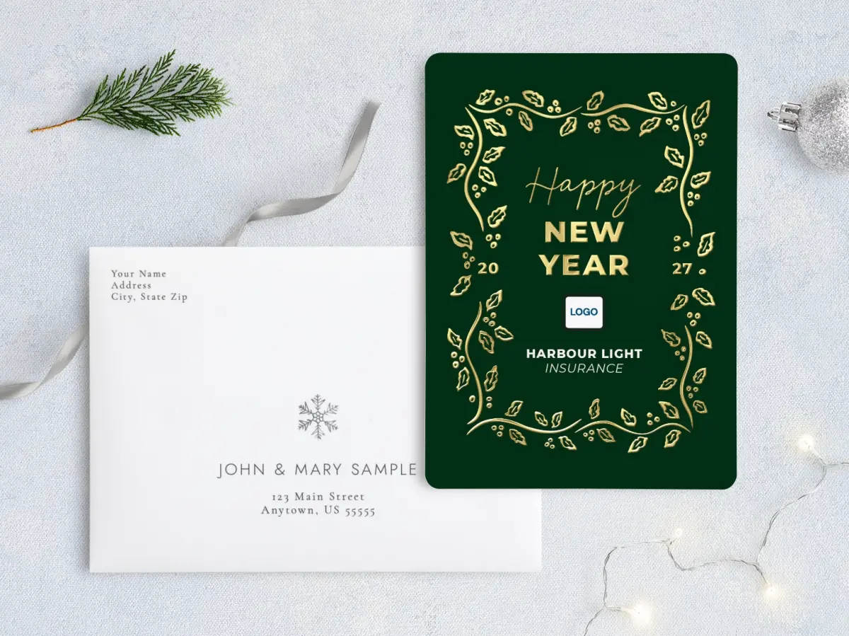 Front with Envelope Design