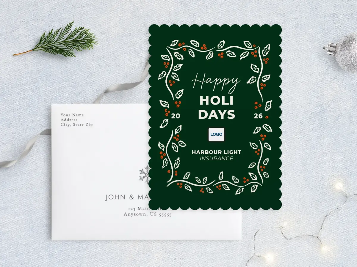 Front with Envelope Design