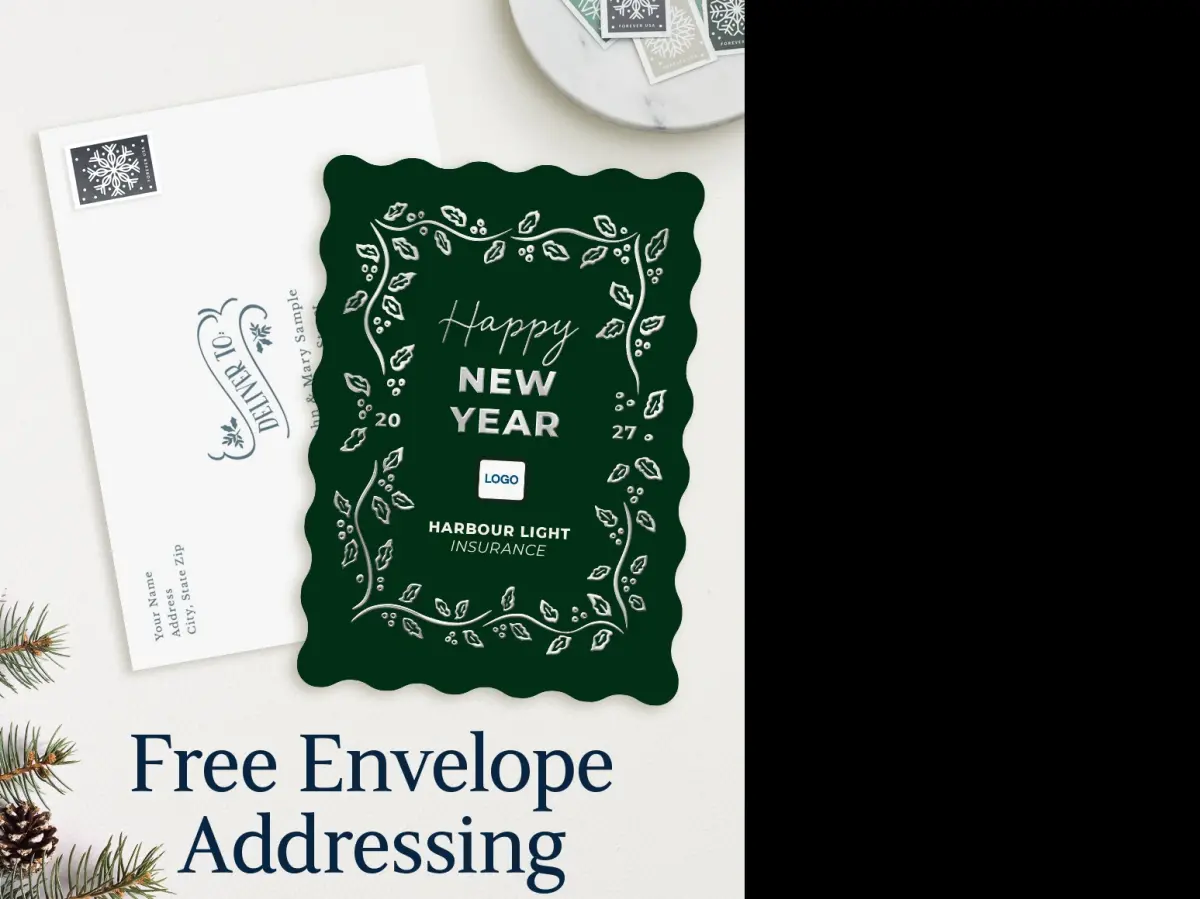 Wavy Christmas Cards