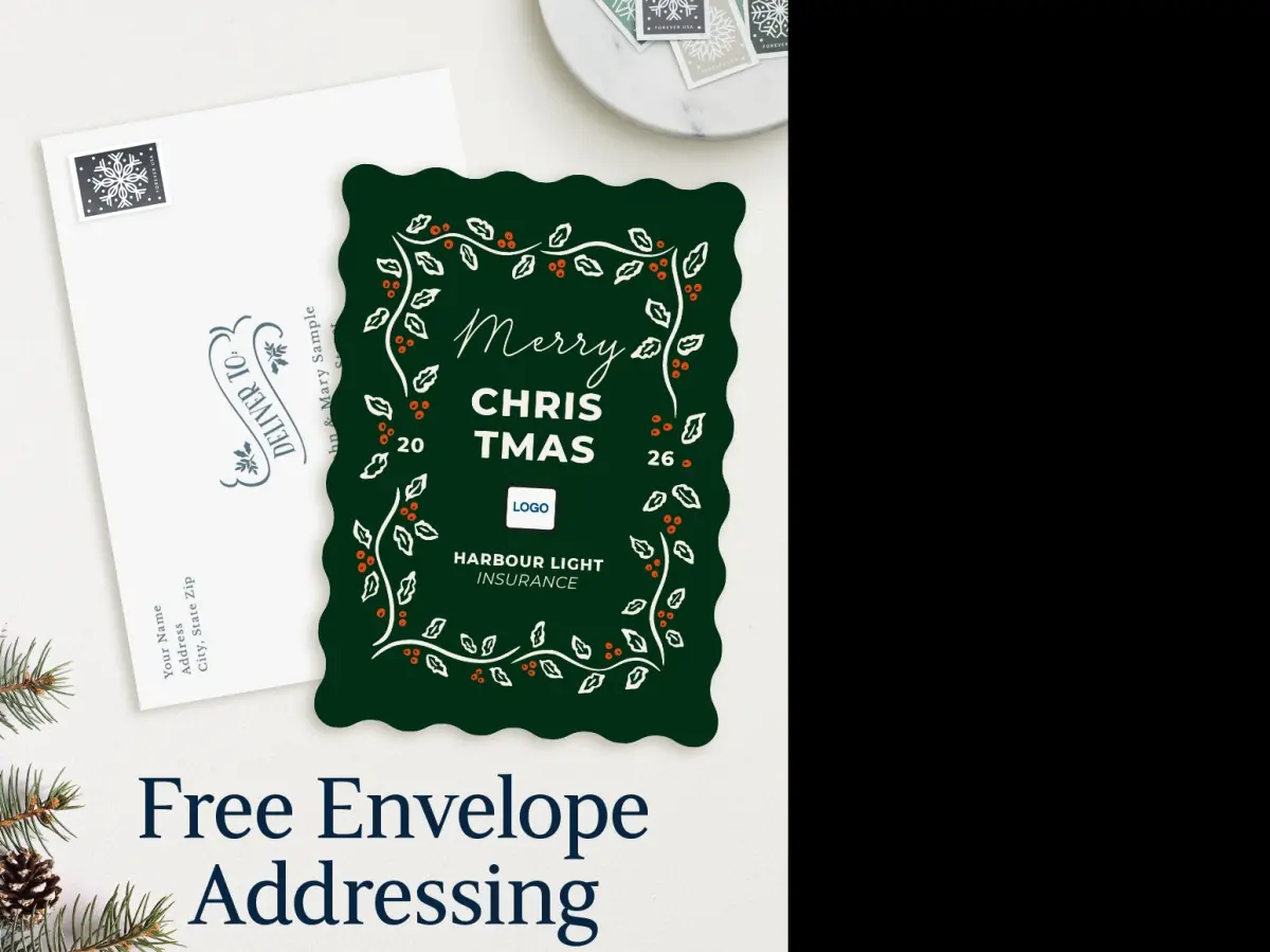 Wavy Christmas Cards
