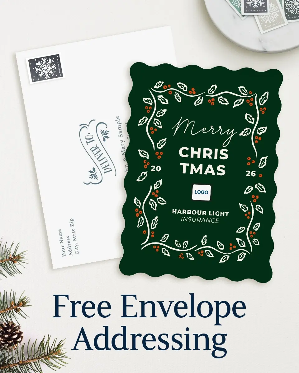 Wavy Christmas Cards