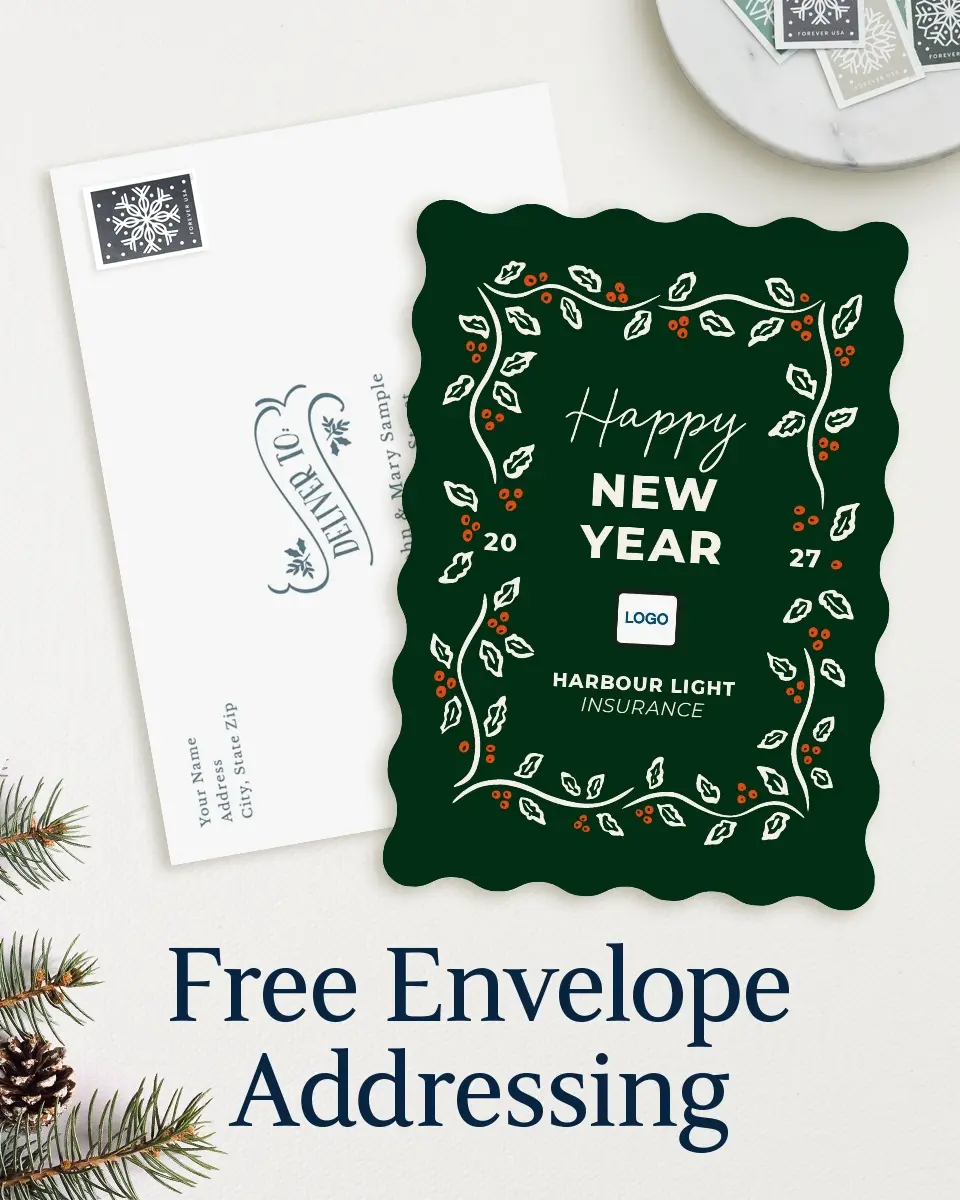 Wavy Christmas Cards
