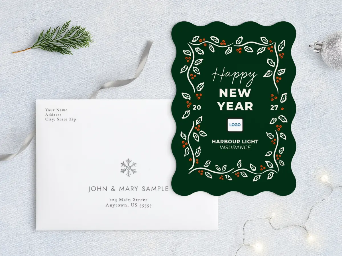 Front with Envelope Design