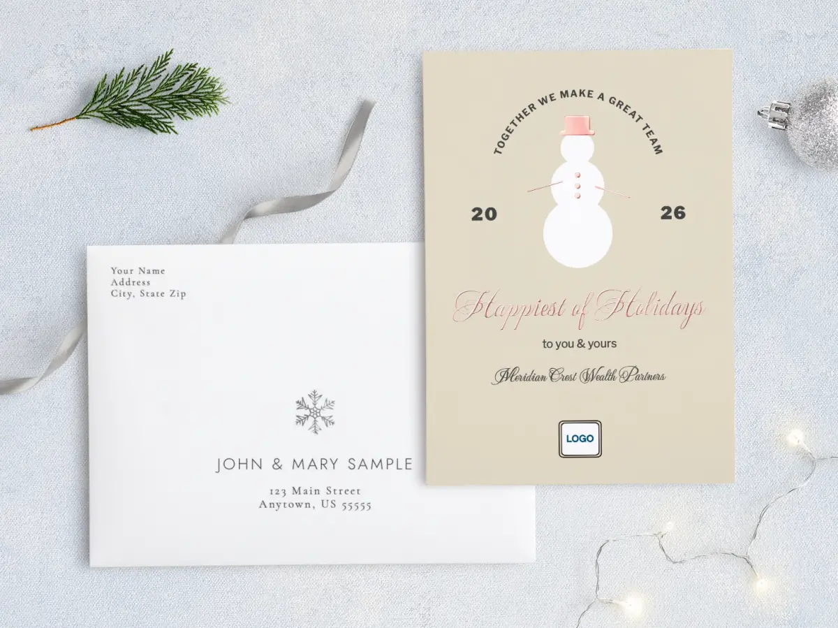 Front with Envelope Design
