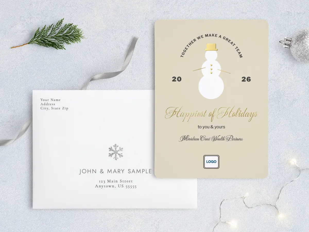 Front with Envelope Design