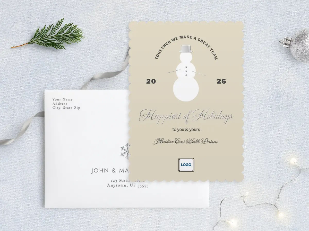 Front with Envelope Design
