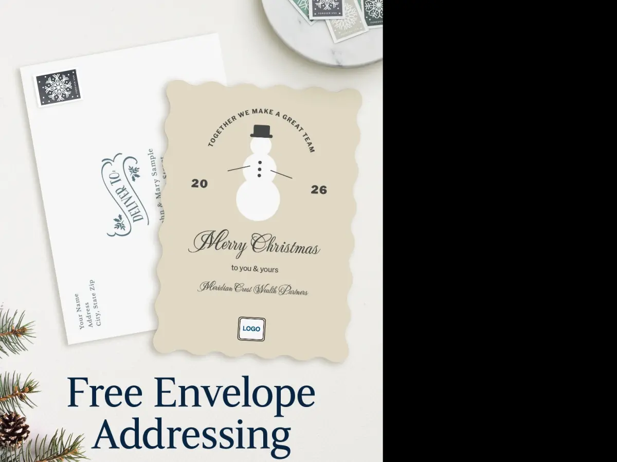 Wavy Christmas Cards
