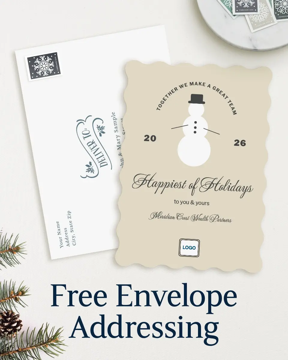 Wavy Christmas Cards