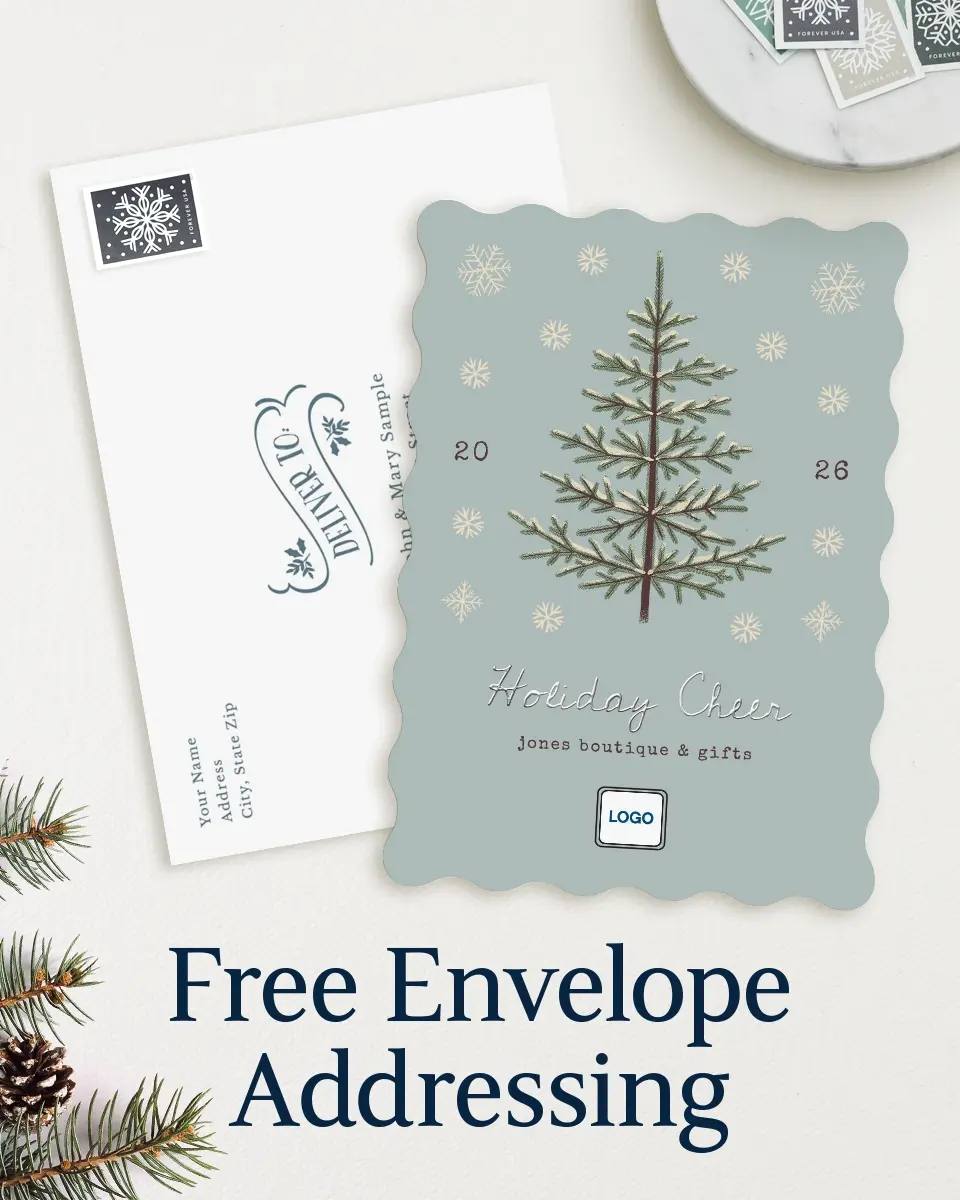 Wavy Christmas Cards