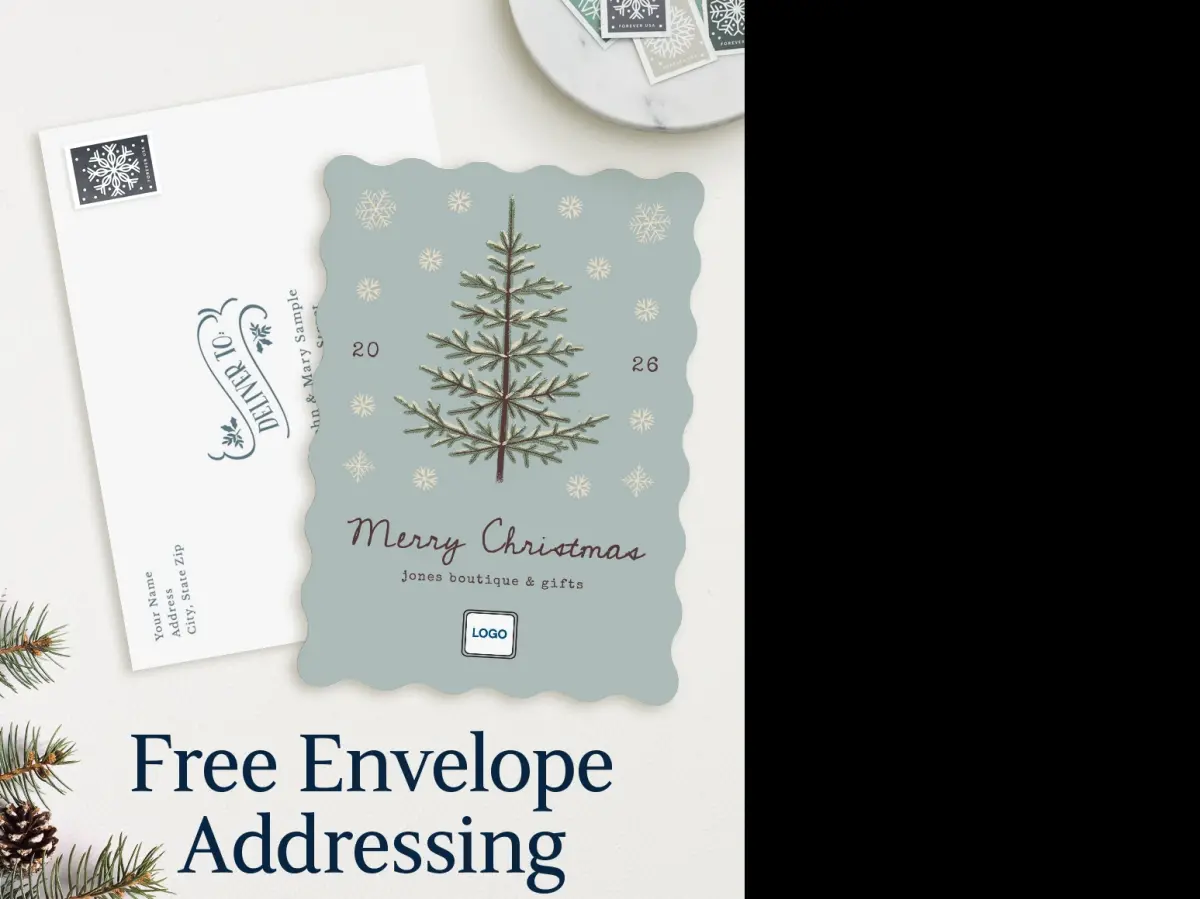 Wavy Christmas Cards