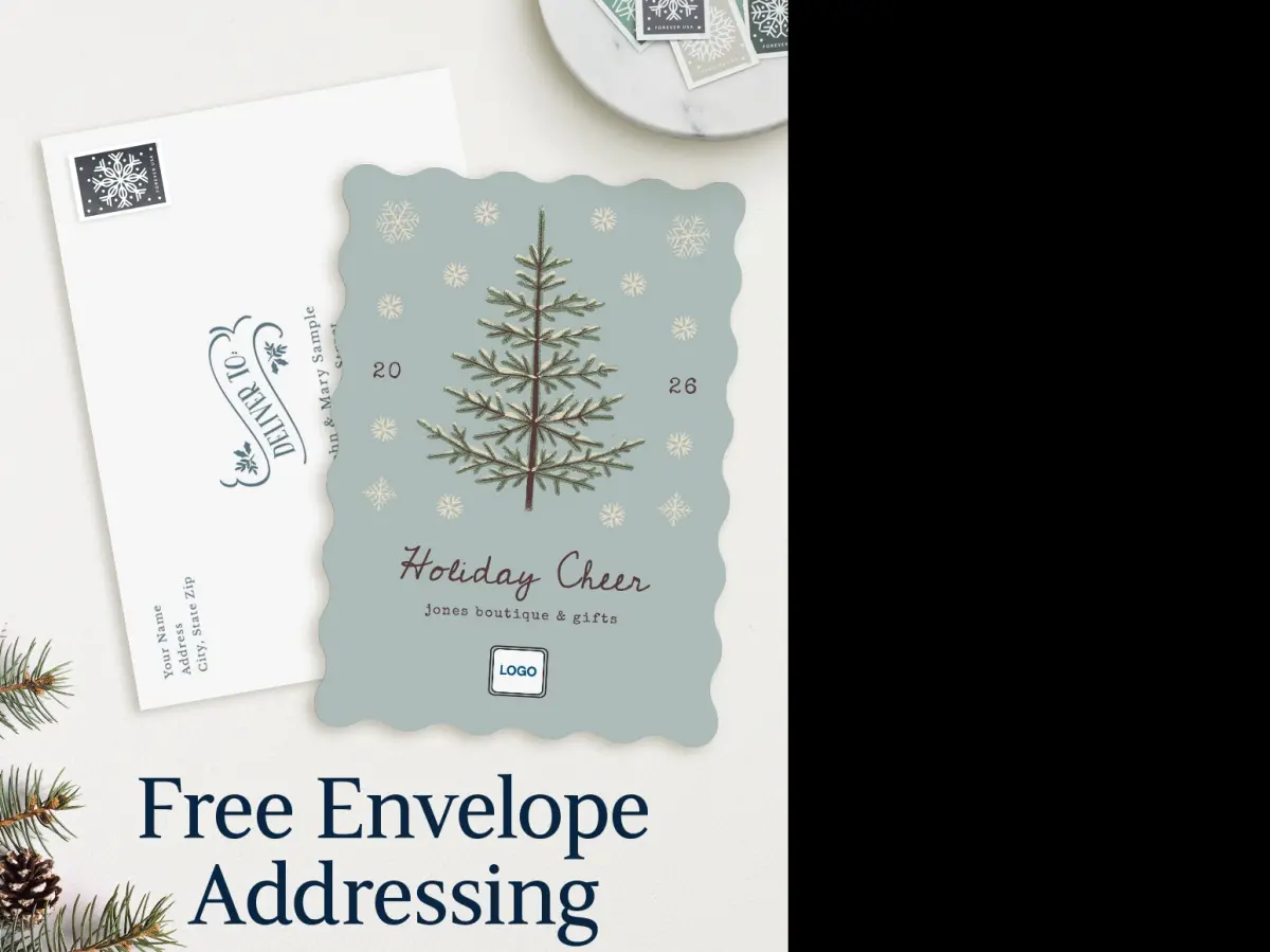 Wavy Christmas Cards
