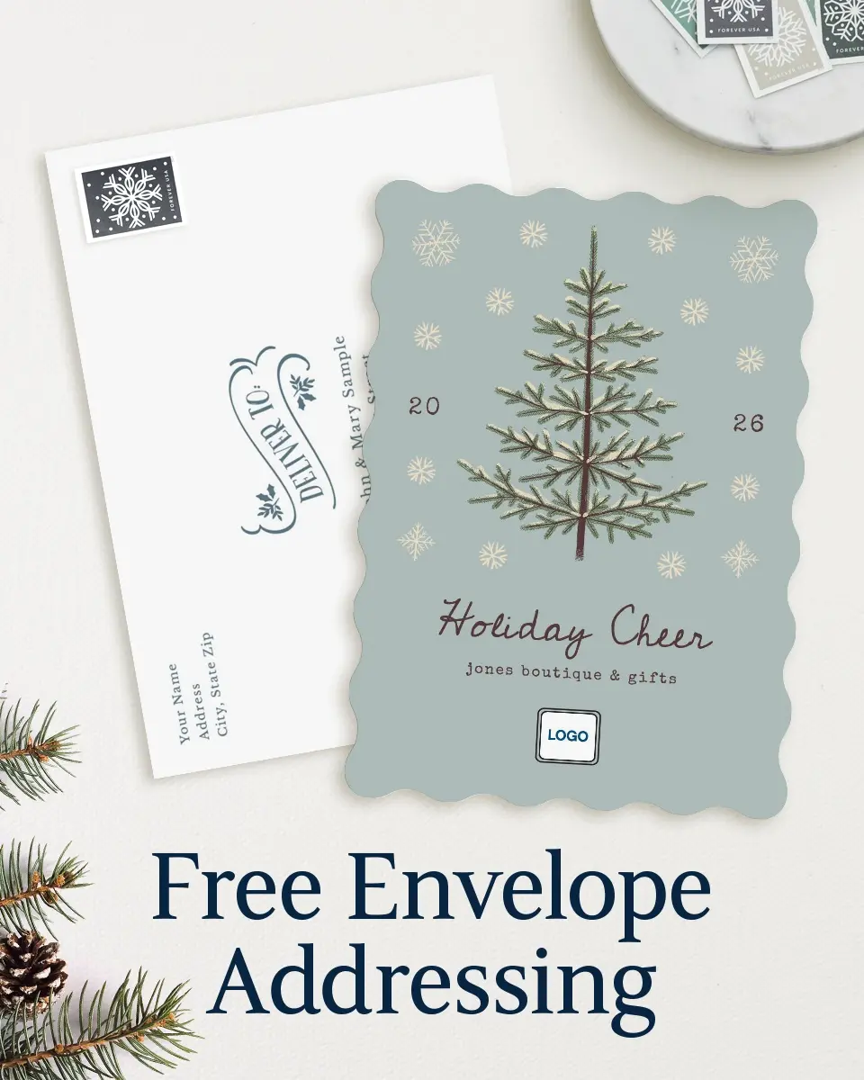 Wavy Christmas Cards