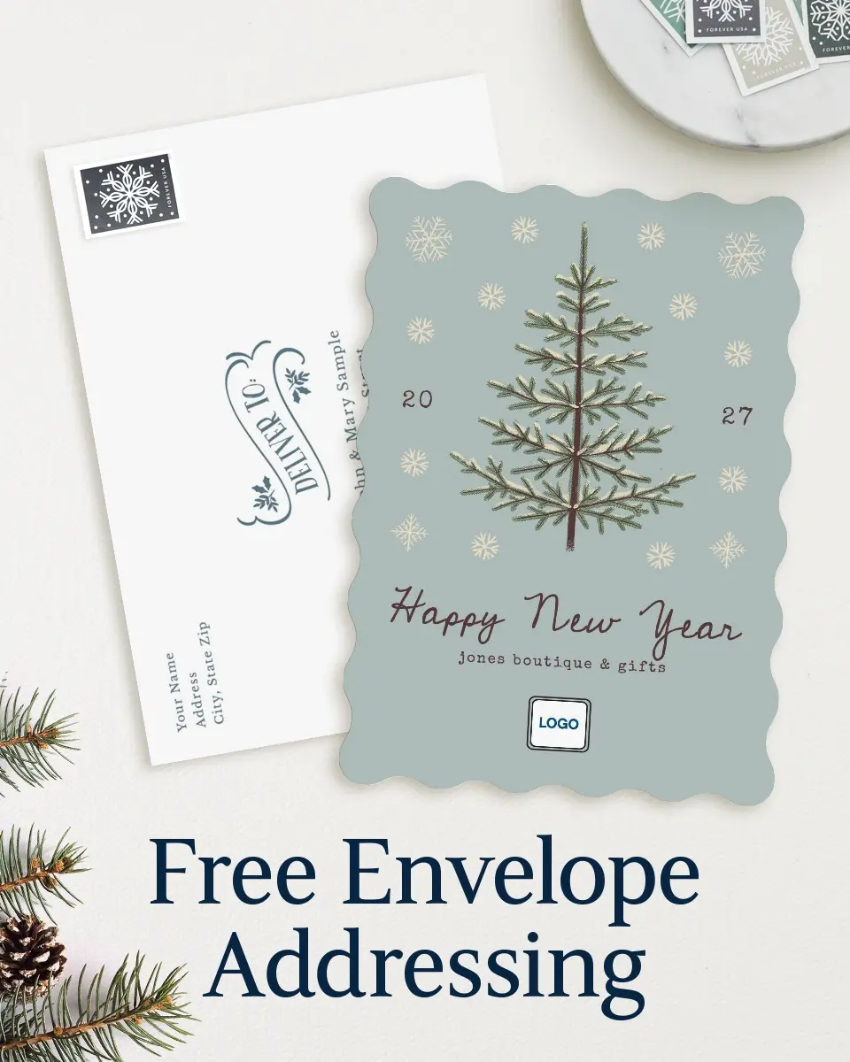 Wavy Christmas Cards