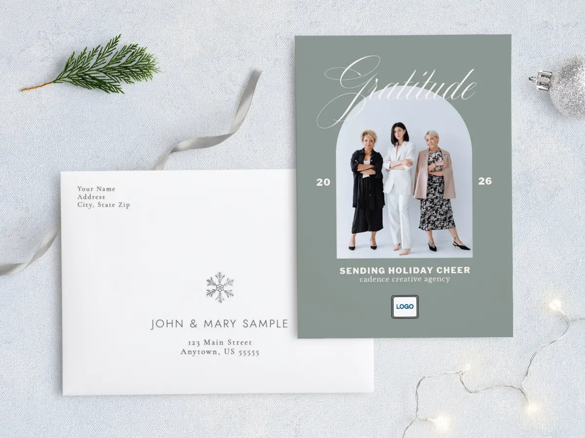 Front with Envelope Design