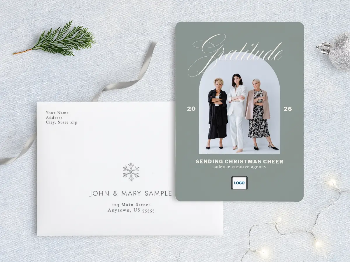 Front with Envelope Design