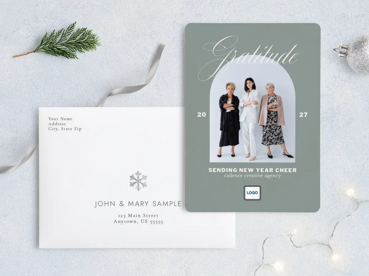 Front with Envelope Design