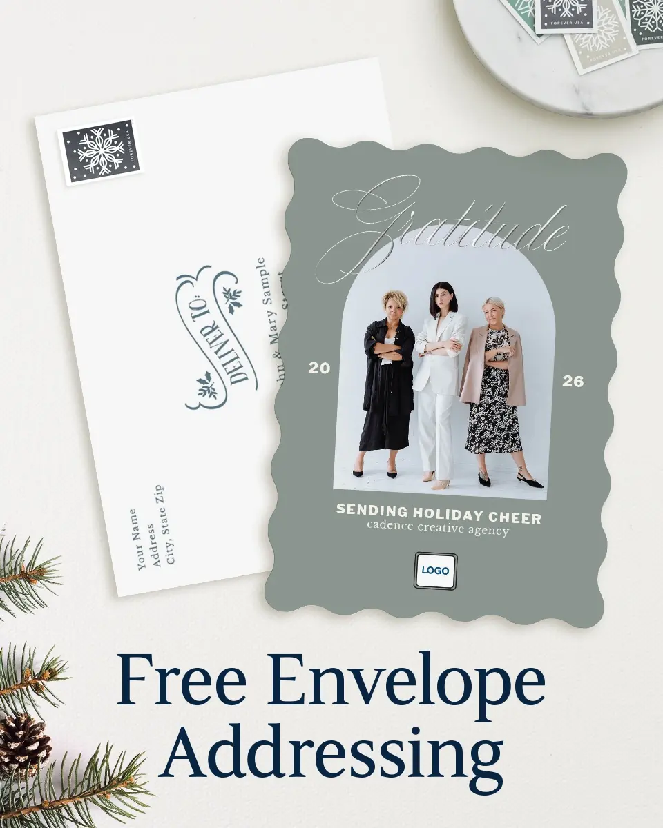 Wavy Christmas Cards