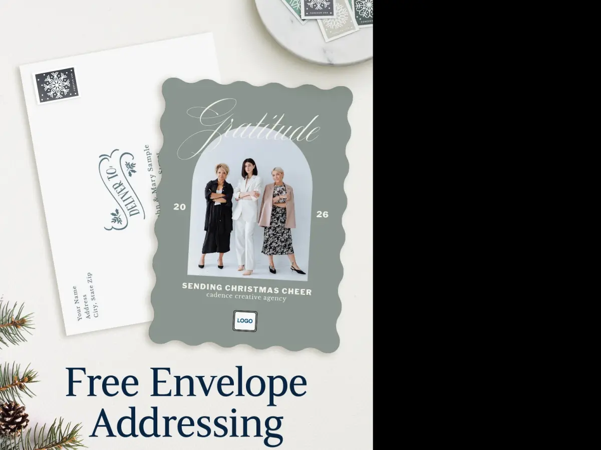 Wavy Christmas Cards