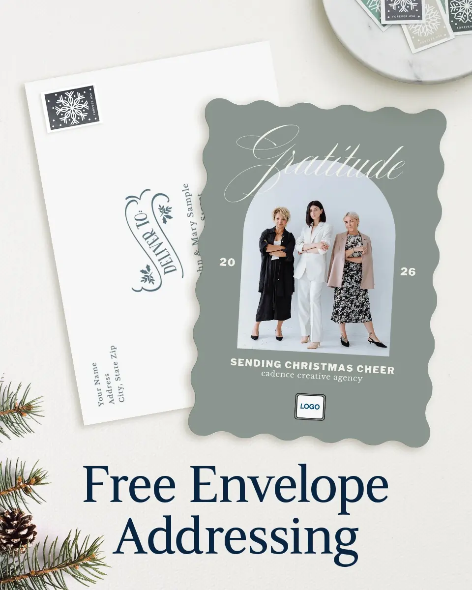 Wavy Christmas Cards
