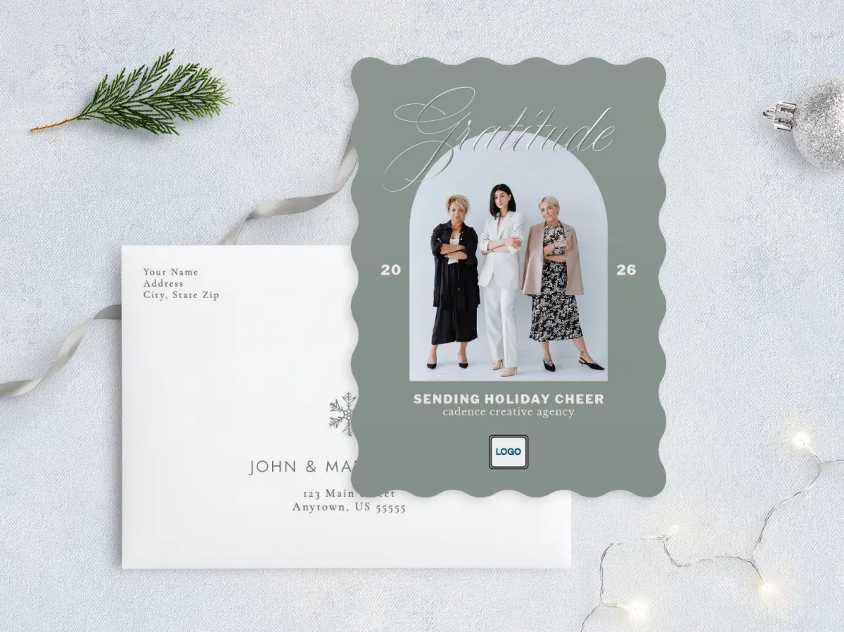 Front with Envelope Design