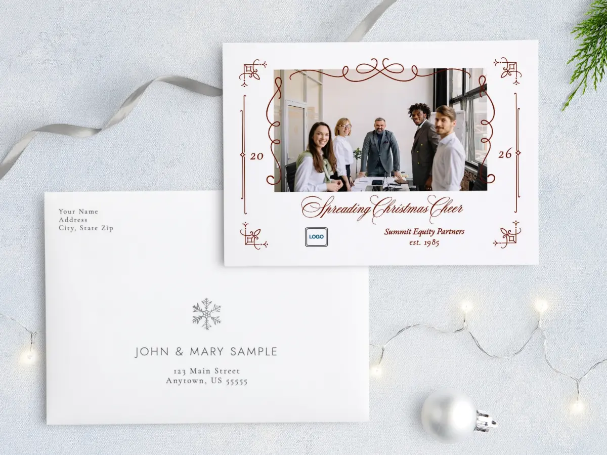 Front with Envelope Design