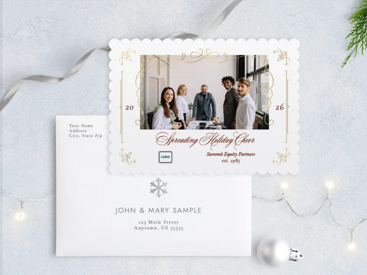 Front with Envelope Design