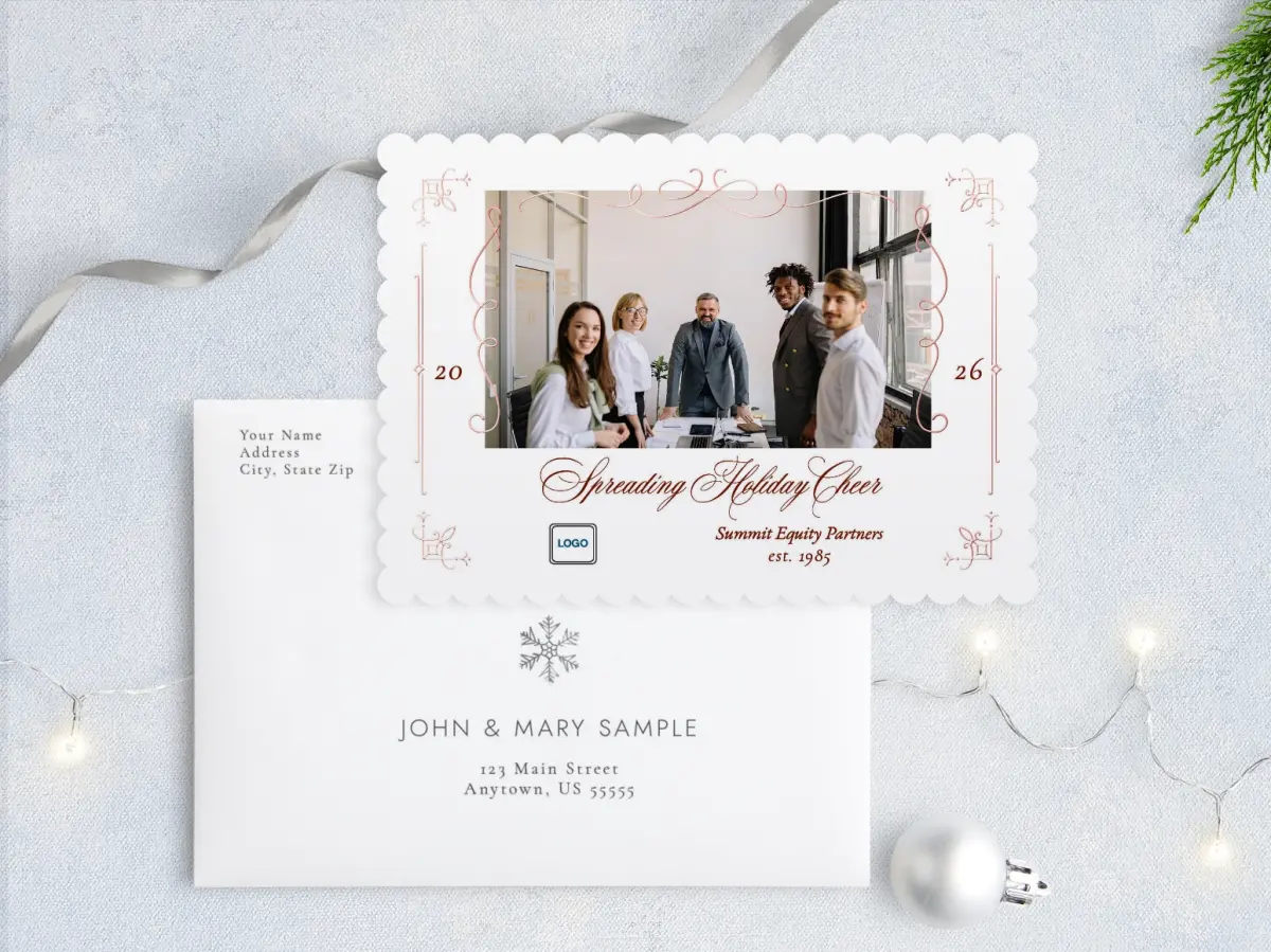 Front with Envelope Design