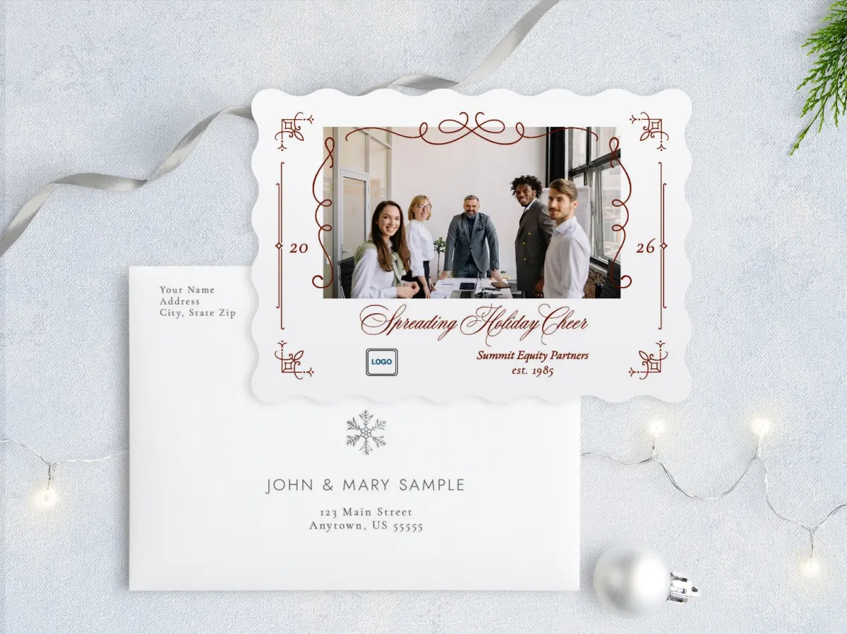Front with Envelope Design