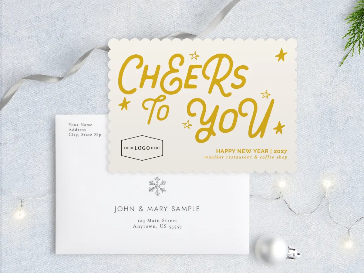 Front with Envelope Design