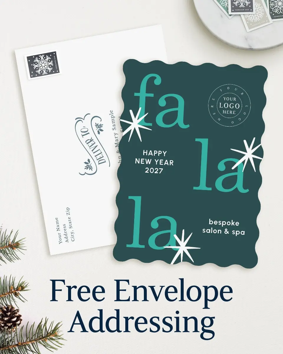Wavy Christmas Cards