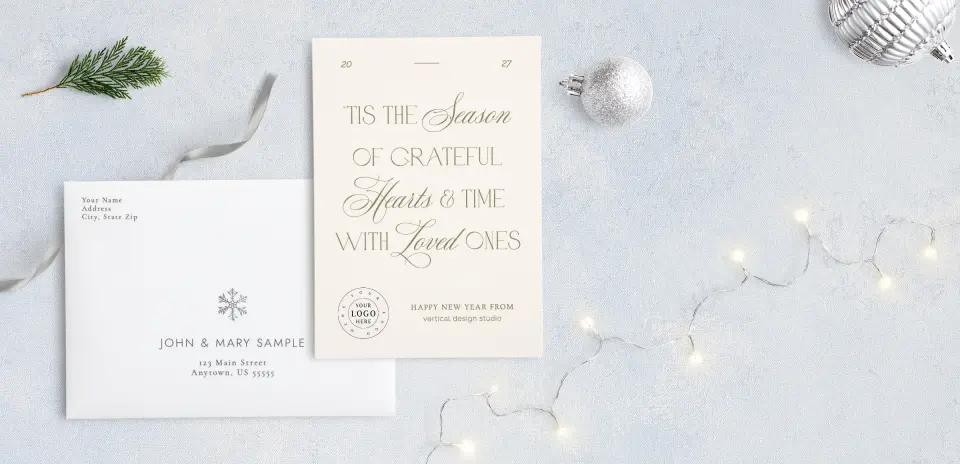 Front with Envelope Design
