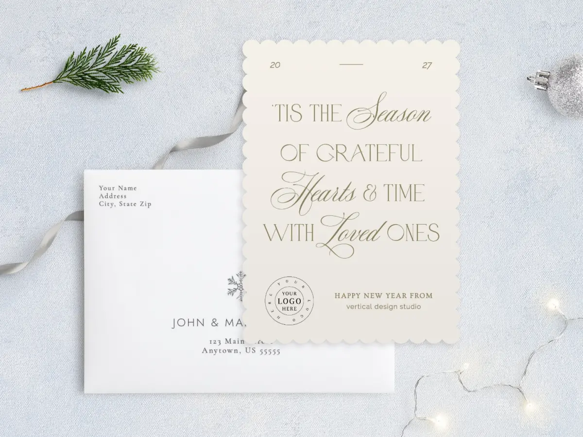 Front with Envelope Design