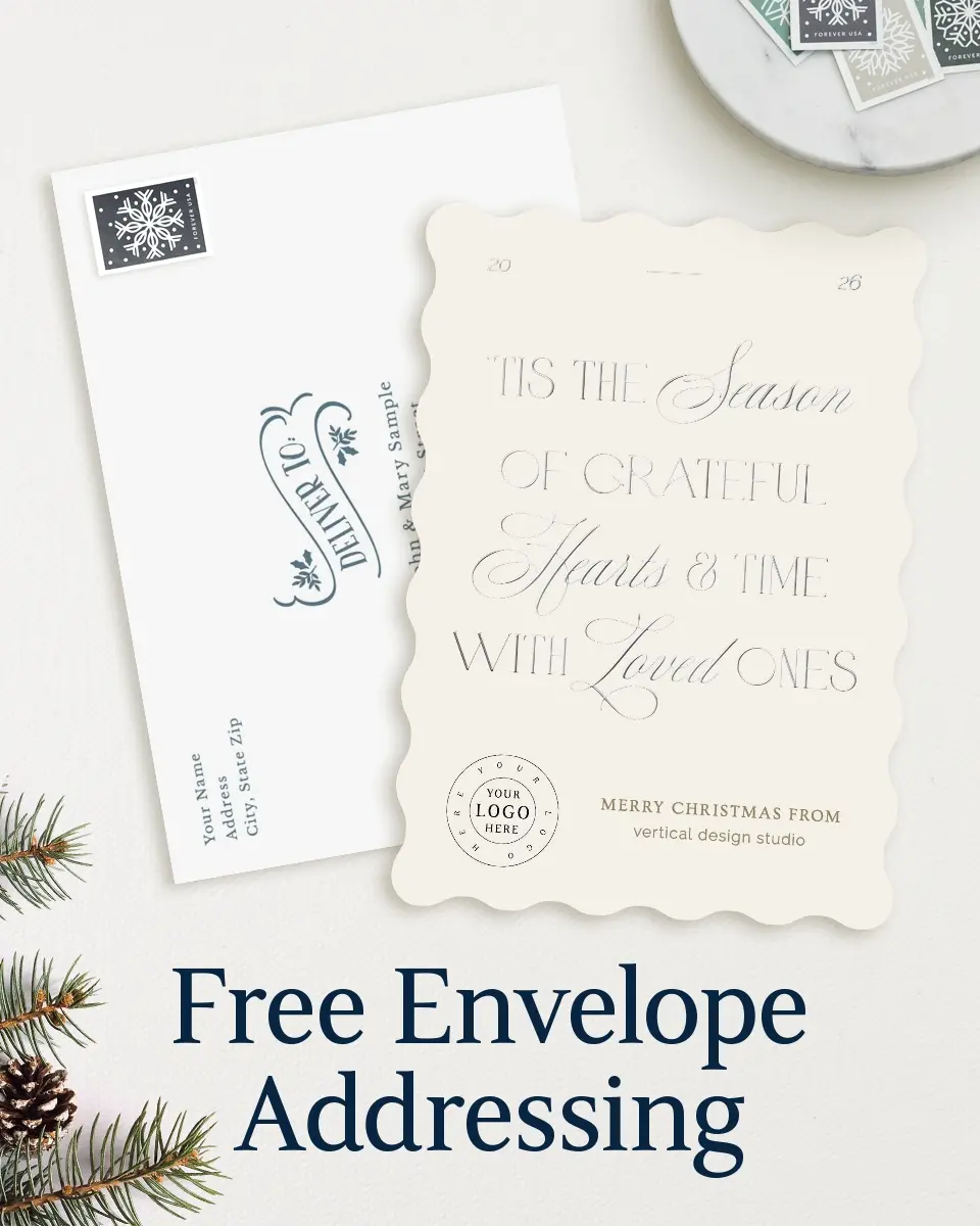 Wavy Christmas Cards