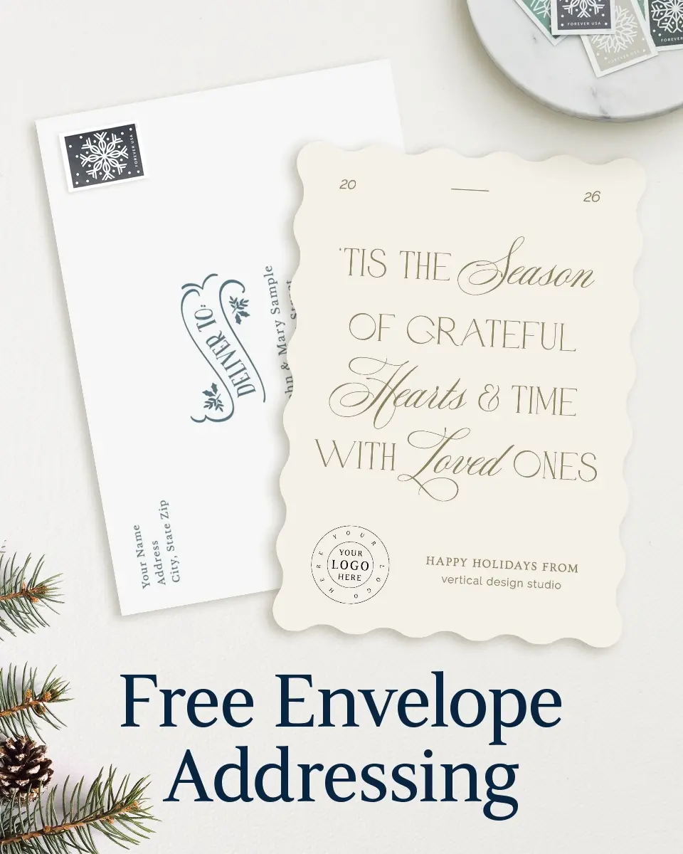 Wavy Christmas Cards