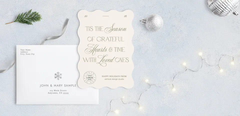 Front with Envelope Design