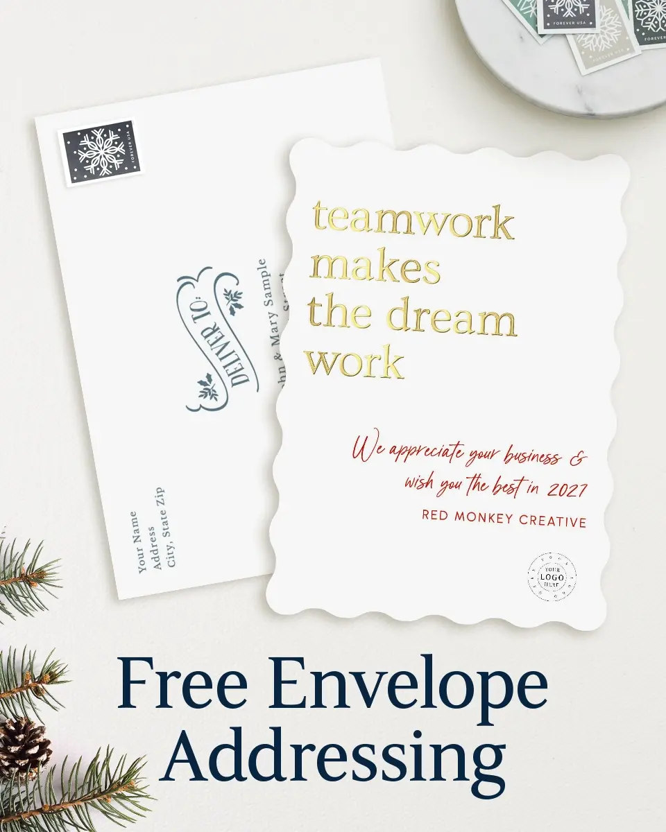 Wavy Christmas Cards