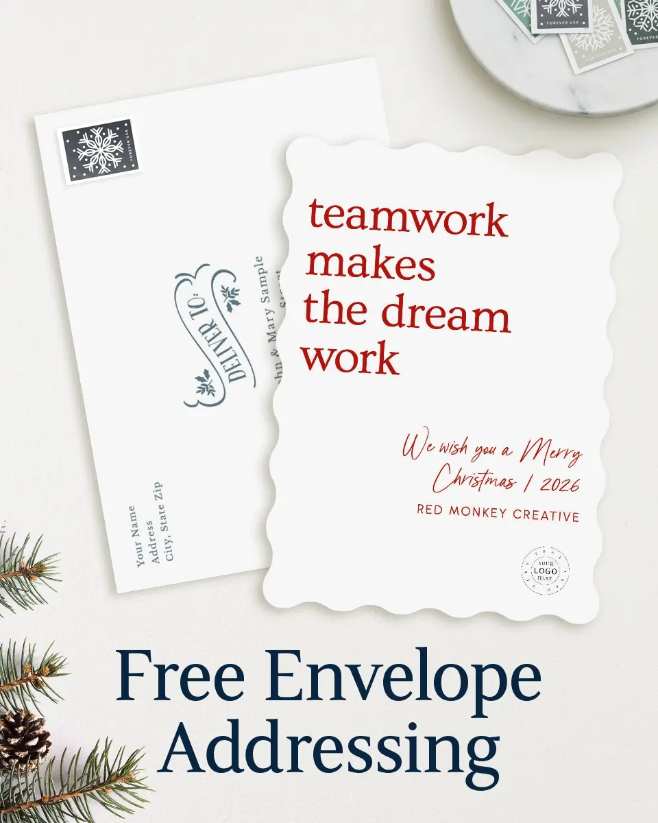 Wavy Christmas Cards