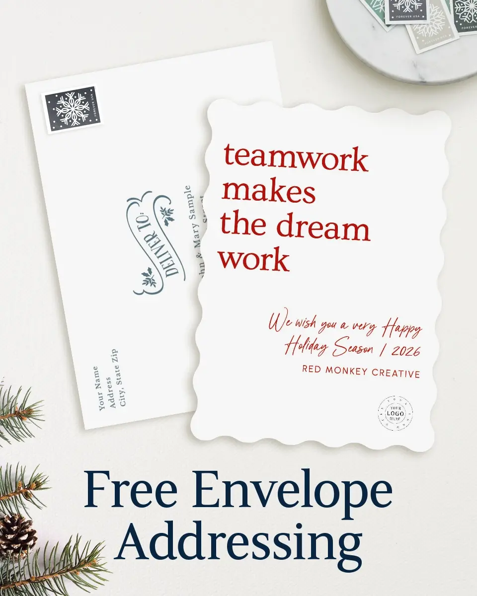 Wavy Christmas Cards