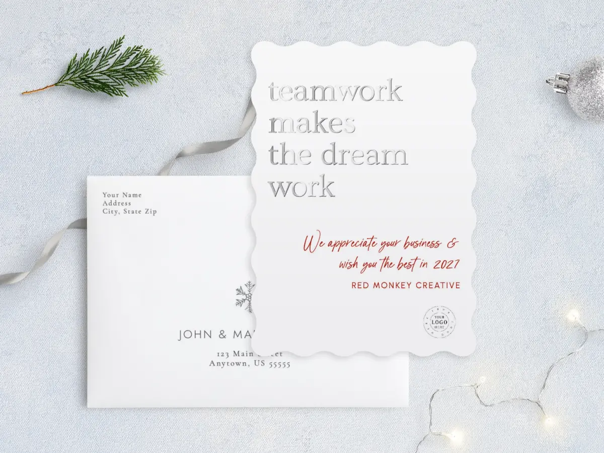 Front with Envelope Design