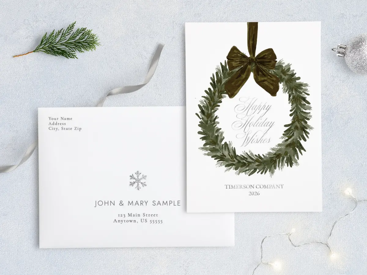 Front with Envelope Design