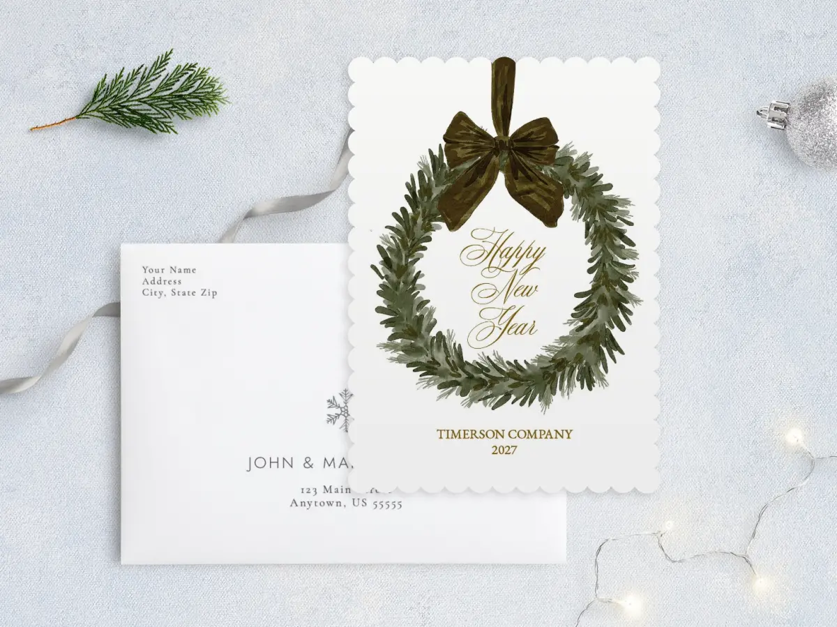 Front with Envelope Design