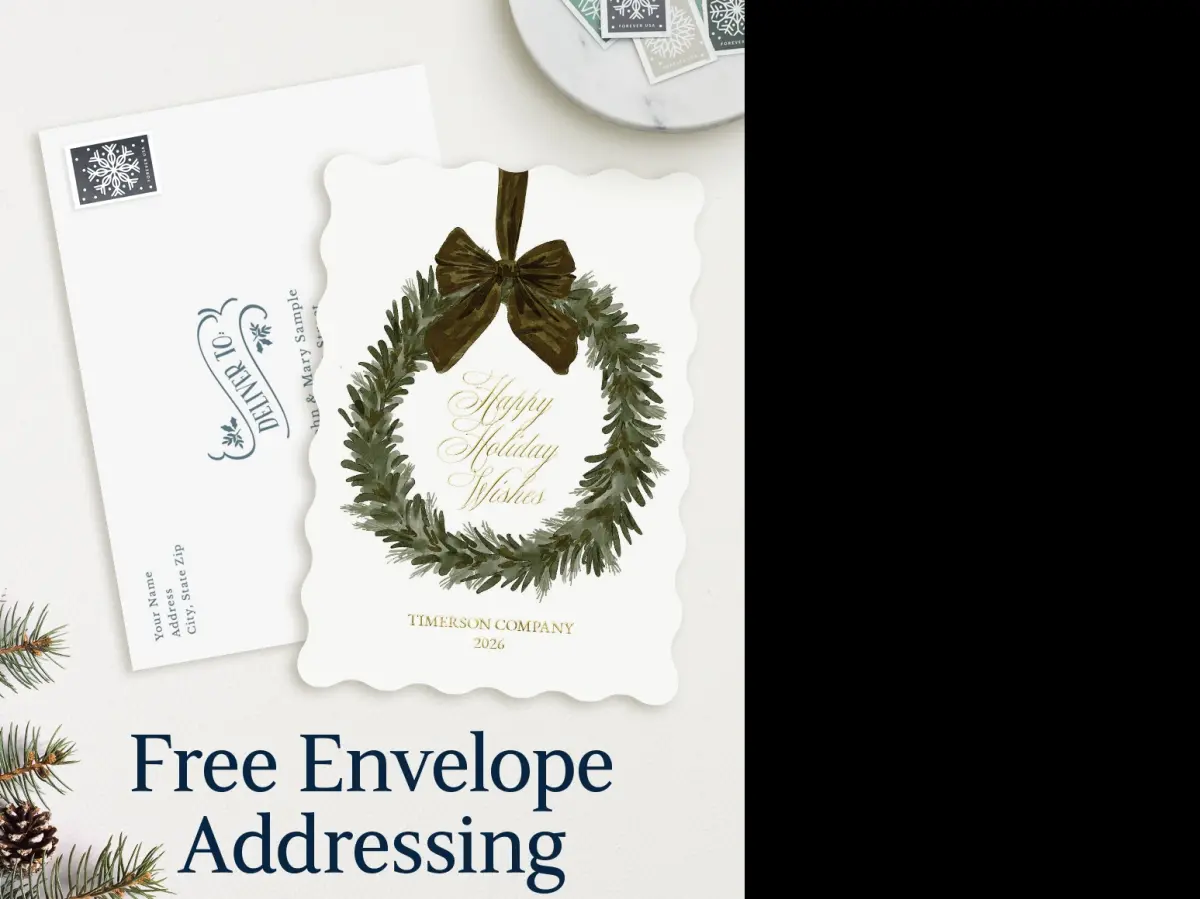 Wavy Christmas Cards
