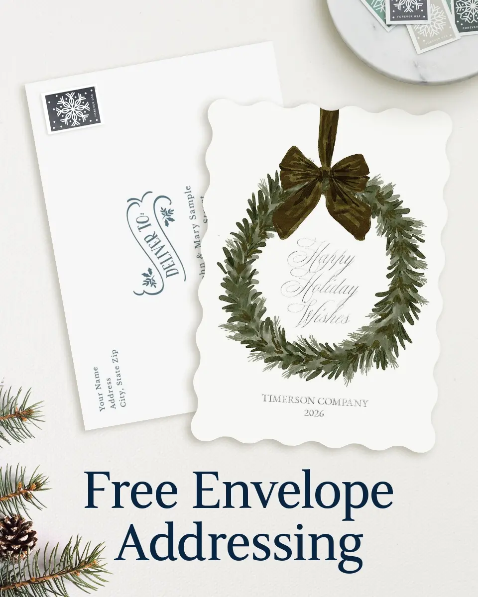 Wavy Christmas Cards