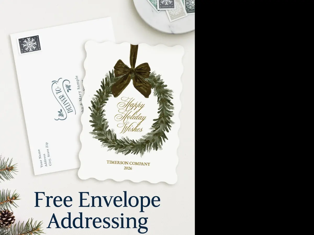 Wavy Christmas Cards
