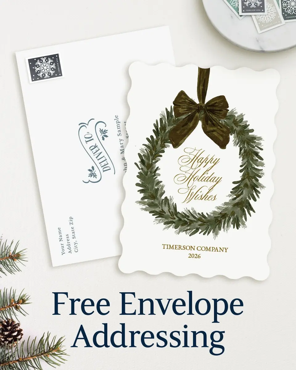 Wavy Christmas Cards